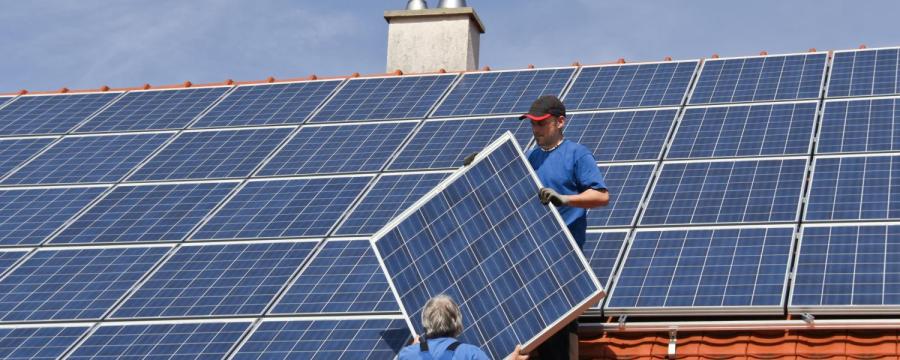 Photovoltaik-Anlage am Dach