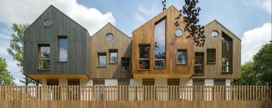 Bambusfassade: Kindergarten Mowgli baut biobasiert